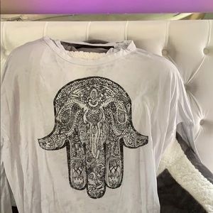 Hamsa hand long sleeve shirt